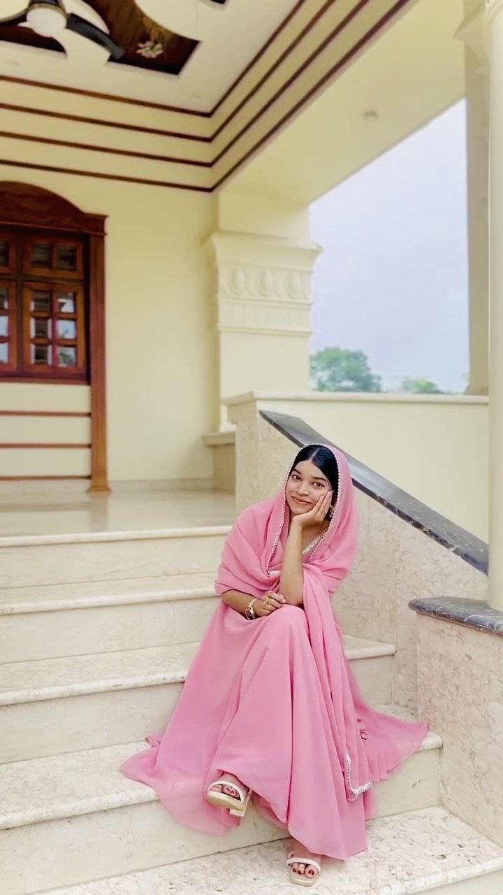 New Partywear Fox Georgette Gown Set | Gown + Plazzo + Dupatta | Fully Stitched